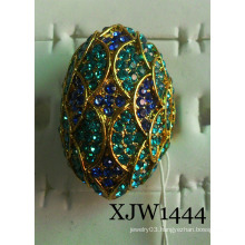 Alloy with Diamond Jewelry Ring (XJW1444)